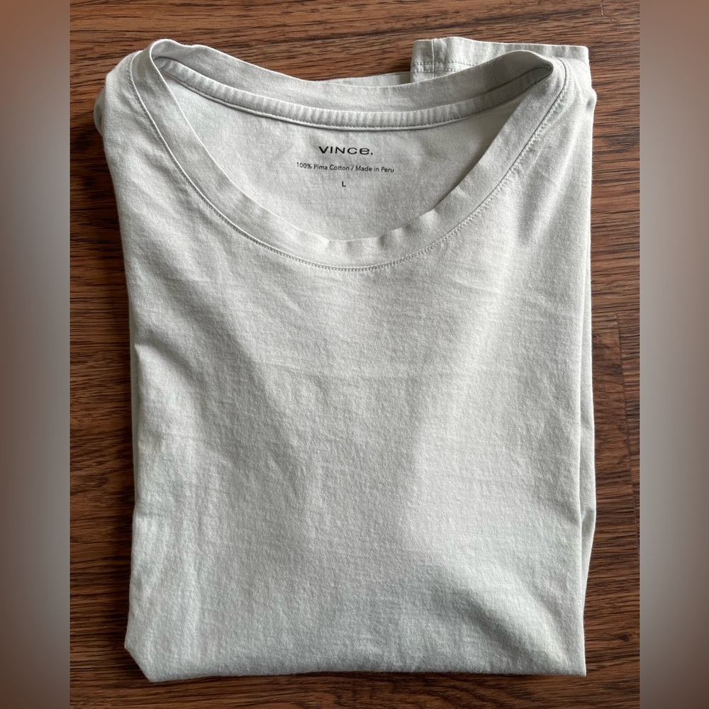 Vince T shirt light blue size L